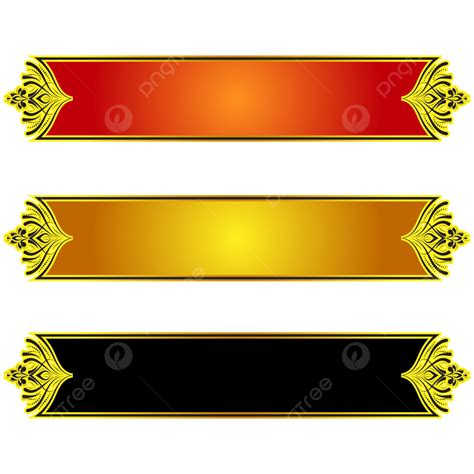 Gold Banner PNG Images | PNG All