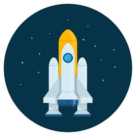 spaceship icon vector free download