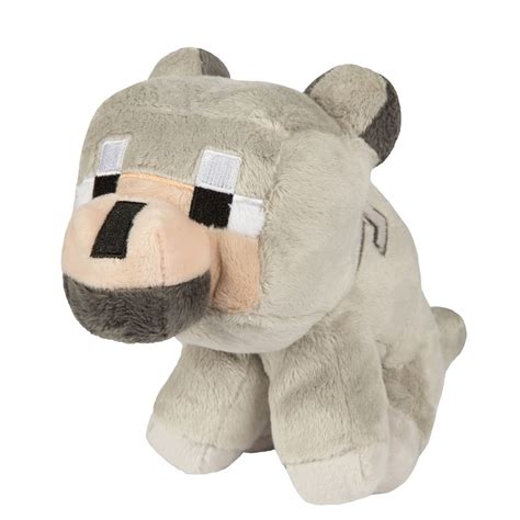 Minecraft 8" Baby Wolf Plush - The Dark Carnival