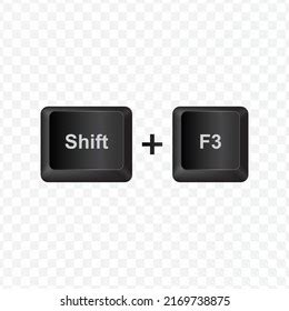 Keyboard Button Vector Illustration Shortcut Shift Stock Vector (Royalty Free) 2169738875 ...