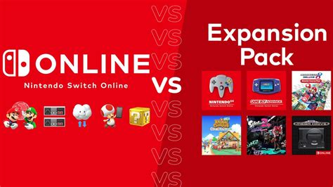 Nintendo Switch Online vs Nintendo Switch Online Expansion Pack