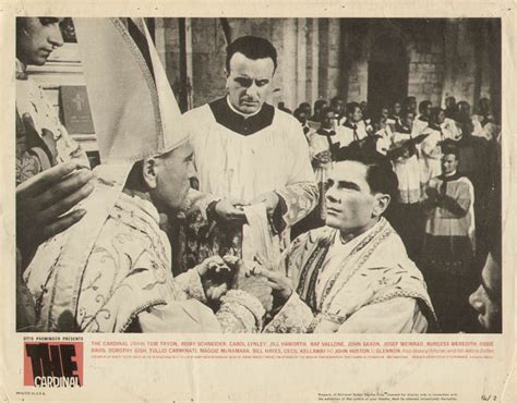 The Cardinal Movie Cast - Lobby Card Unsigned (Usa) 1963 | HistoryForSale Item 275713