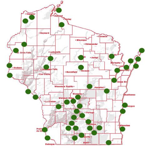 Printable Map Of Wisconsin State Parks – Printable Map of The United States