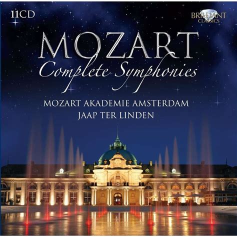 Complete symphonies by Mozart, Wolfgang Amadeus (1756-1791), CD box with melomaan - Ref:116140344