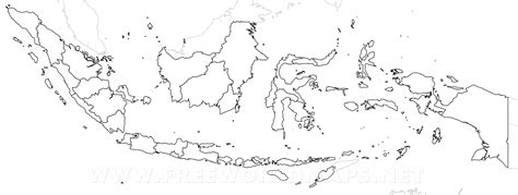 Blank Map Of Indonesia Colouring Pages Peta Indonesia Full Hd Images ...