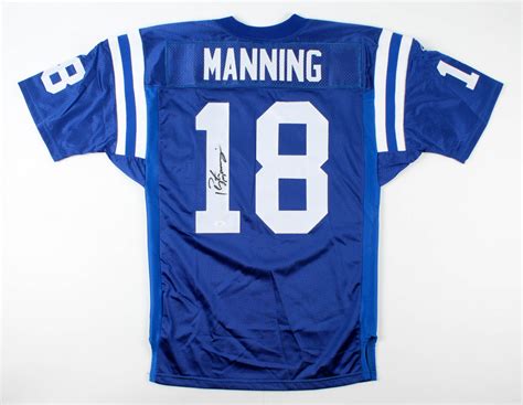 Peyton Manning Signed Indianapolis Colts Jersey (JSA COA) | Pristine ...