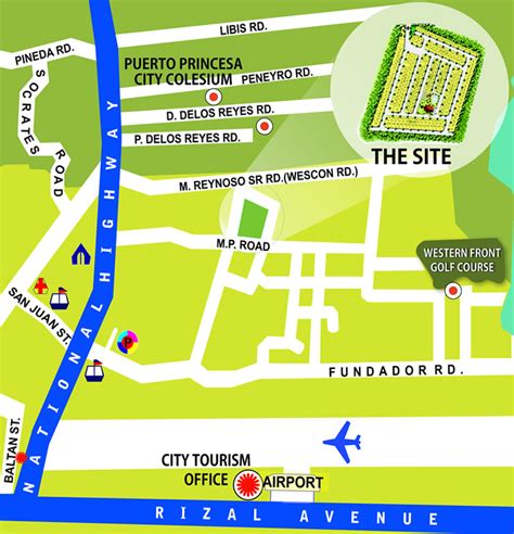 Puerto Princesa Airport Map - Map Of Montana