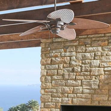 Tropical Ceiling Fans: Overhead Palm Leaf & Bamboo Blade Fans | DelMarFans.com