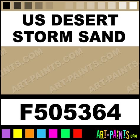 US Desert Storm Sand Military Model Acrylic Paints - F505364 - US Desert Storm Sand Paint, US ...