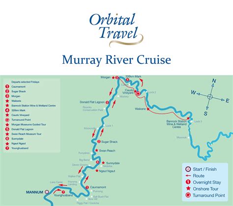 Murray River Boat Cruise and Tour Australia Itinerary