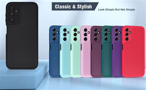 Amazon.com: FNTCASE for Samsung Galaxy A14 5G Case: Dual Layer Protective Heavy Duty Cell Phone ...