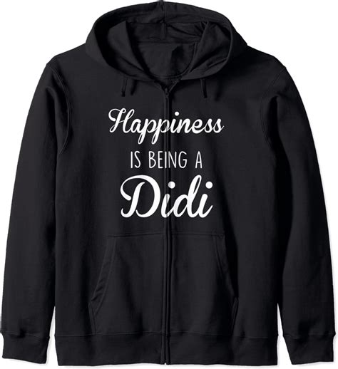 Amazon.com: Didi Gift: Happiness Is Being A Didi Zip Hoodie : Clothing, Shoes & Jewelry