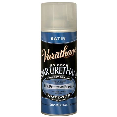 Varathane 11.25 oz. Clear Satin Spar Urethane Spray Paint-250281 - The Home Depot