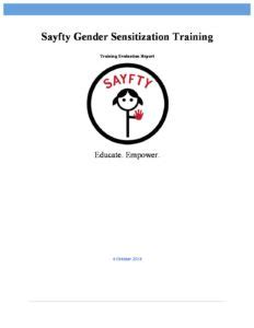 Gender Sensitization Training Report_Delhi - Sayfty