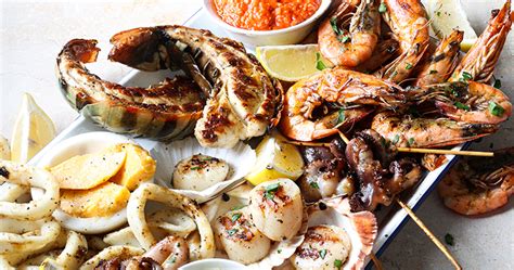 Easter Grilled Seafood Platter - Queen Victoria Market