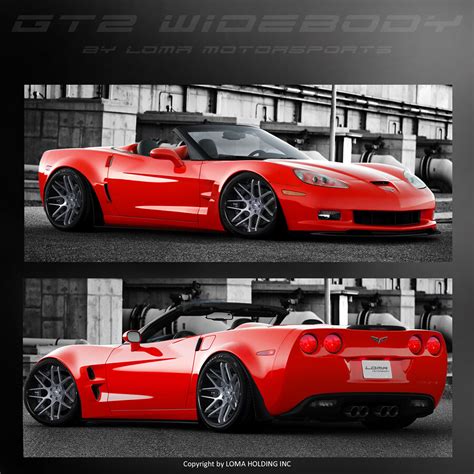 RED CHEVROLET CORVETTE C6 GRAND SPORT CONVERTIBLE GT2 WIDE… | Flickr