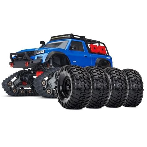 Traxxas TRX-4 Trail Rock Crawler with All-Terrain Traxx - Blue ...