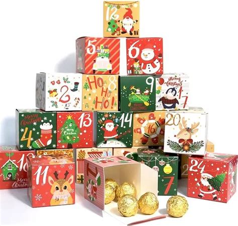 Calendrier de l'Avent 2023 - DIY vide à remplir soi-même - 24 pièces - coffret cadeau | bol