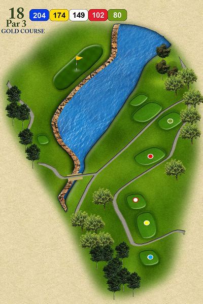 :: Golf Yardages Book - Congressional Country Club Gold Course