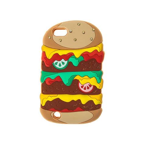 Burger iPod Case iPod Touch 5 ($9.68) liked on Polyvore featuring cases, obj, phone and phone ...