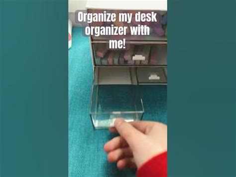 Organizing my desk drawer organizer! - YouTube