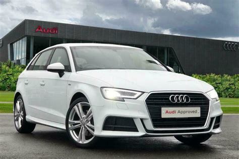 2019 Audi A3 Sportback S line 35 TDI 150 PS S tronic Diesel white Semi ...