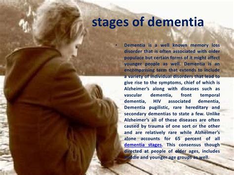 Stages of dementia