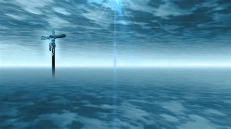 Religious Background - Animated Background Sky With Cross - Copyright Free - YouTube
