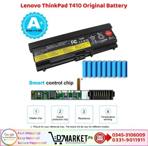 Lenovo ThinkPad T410 Original Battery | DMarket.Pk