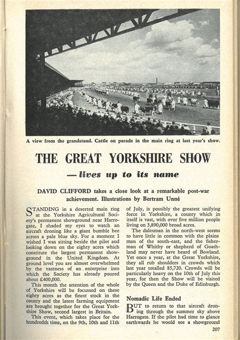 The Great Yorkshire Show 1957 - The Yorkshire Dalesman