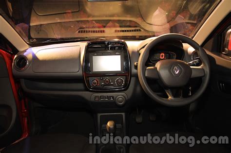 Renault Kwid interior launched India