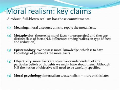 PPT - Moral realism: moral facts and knowledge PowerPoint Presentation ...