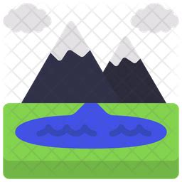 Lake Icon - Download in Flat Style