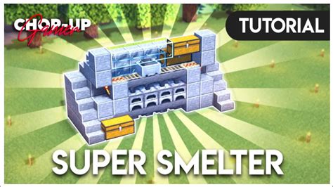 🔥 Minecraft : Super Smelter Tutorial | Easiest Super Smelter In Minecraft | 1.20+ | How To Build ...