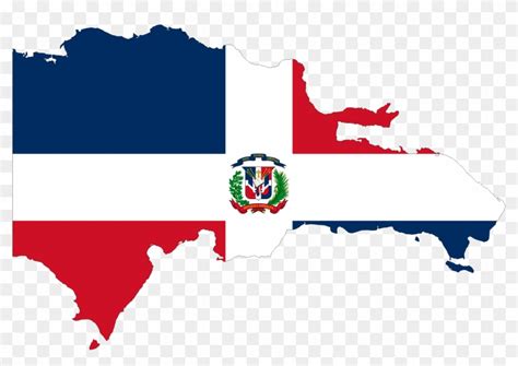 Map Dominican Republic Flag Clipart - Dominican Republic Map Flag ...