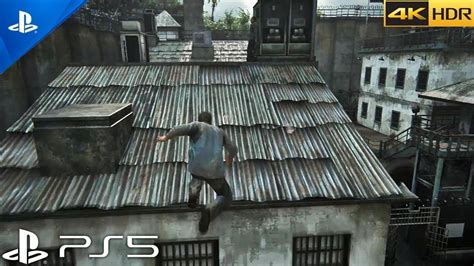 (PS5) Uncharted 4 Prison Escape Scene | The most ICONIC Mission in ...