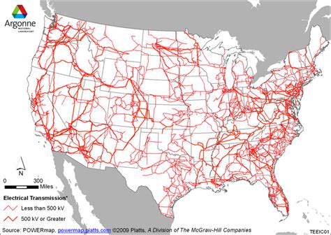 Transmission in the US – where are the lines? | Map, Infographic map ...