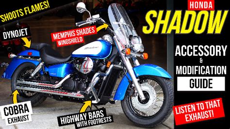 Honda Shadow Aero 750 Accessory Review: Windshield, Cobra Exhaust & Hwy / Crash Bars