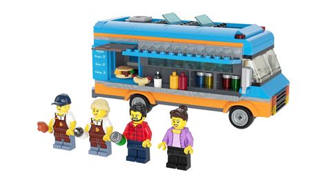 Food Truck (With Interior!) | Lego for kids, Lego train tracks, Lego