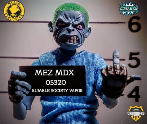 MEZCO TOYZ One:12 Collective Rumble Society Vapor Figure Review - COMIC CRUSADERS