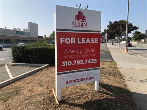 Commercial Property “For Lease” Signs and Banners in La Habra Really Stand Out! - Buena Park, CA ...