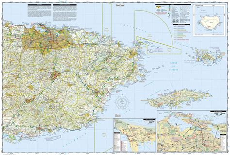 Puerto Rico 1:125.000 - Mapas de carreteras - Mapiberia f&b