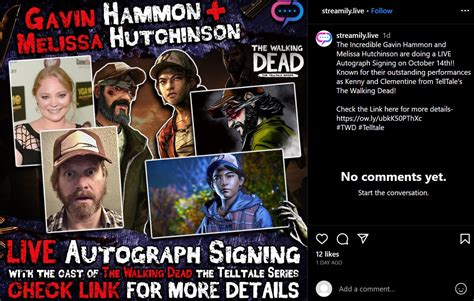 Melissa Hutchinson (Clementine) & Gavin Hammon (Kenny) Live Autograph Signing on October 14th ...