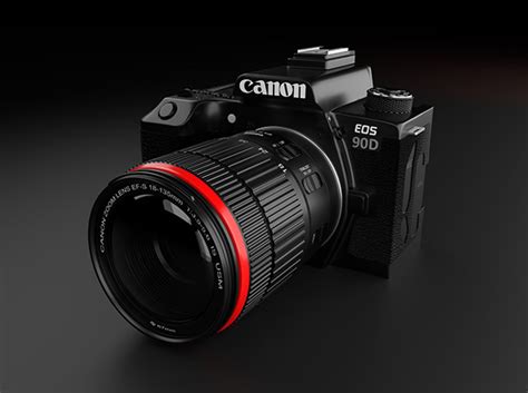 Canon EOS 90D | 3D Modeling on Behance