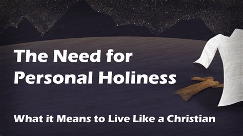 The Need for Personal Holiness - Logos Sermons