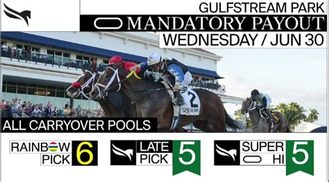 Gulfstream Park on Twitter: "This Wednesday, June 30, all our pools ...