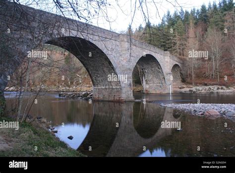 A bridge over the river Dee in Scotland Stock Photo - Alamy