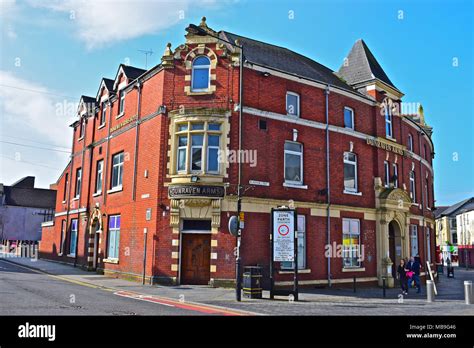 The Dunravan Arms Hotel, Bridgend,S.Wales. Historic local building once ...