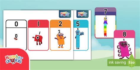 Numberblocks Number Cards 0-10 (teacher made)