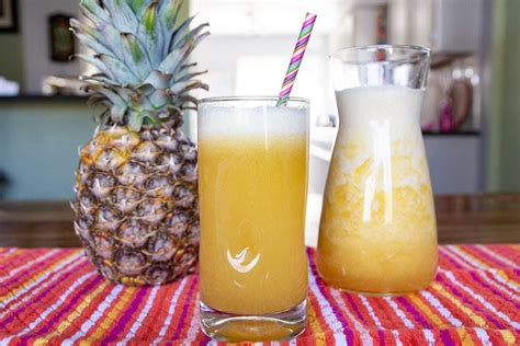 No-Juicer Pineapple Juice Recipe - Pura Vida Moms